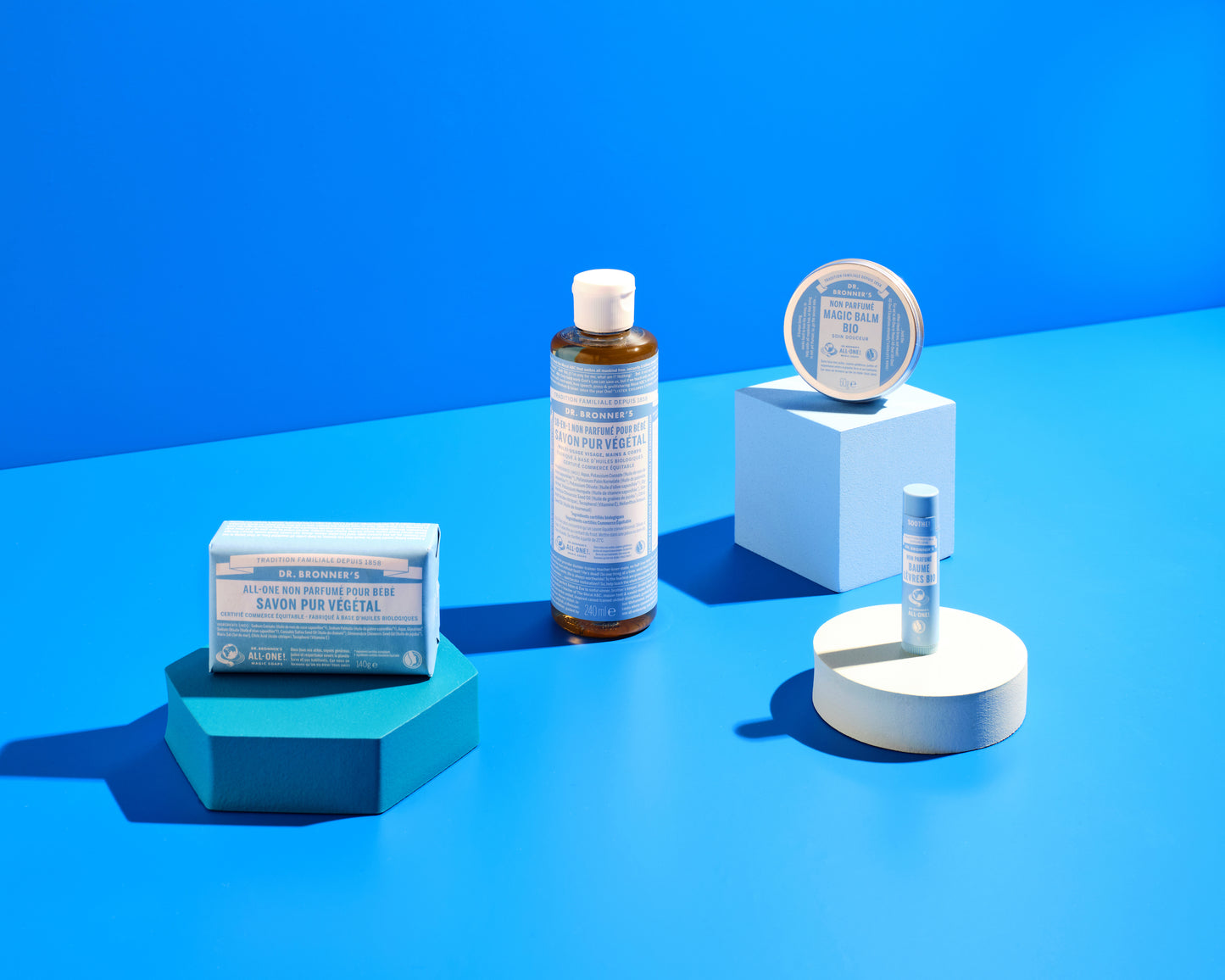 Pain de savon non parfumé Bébé