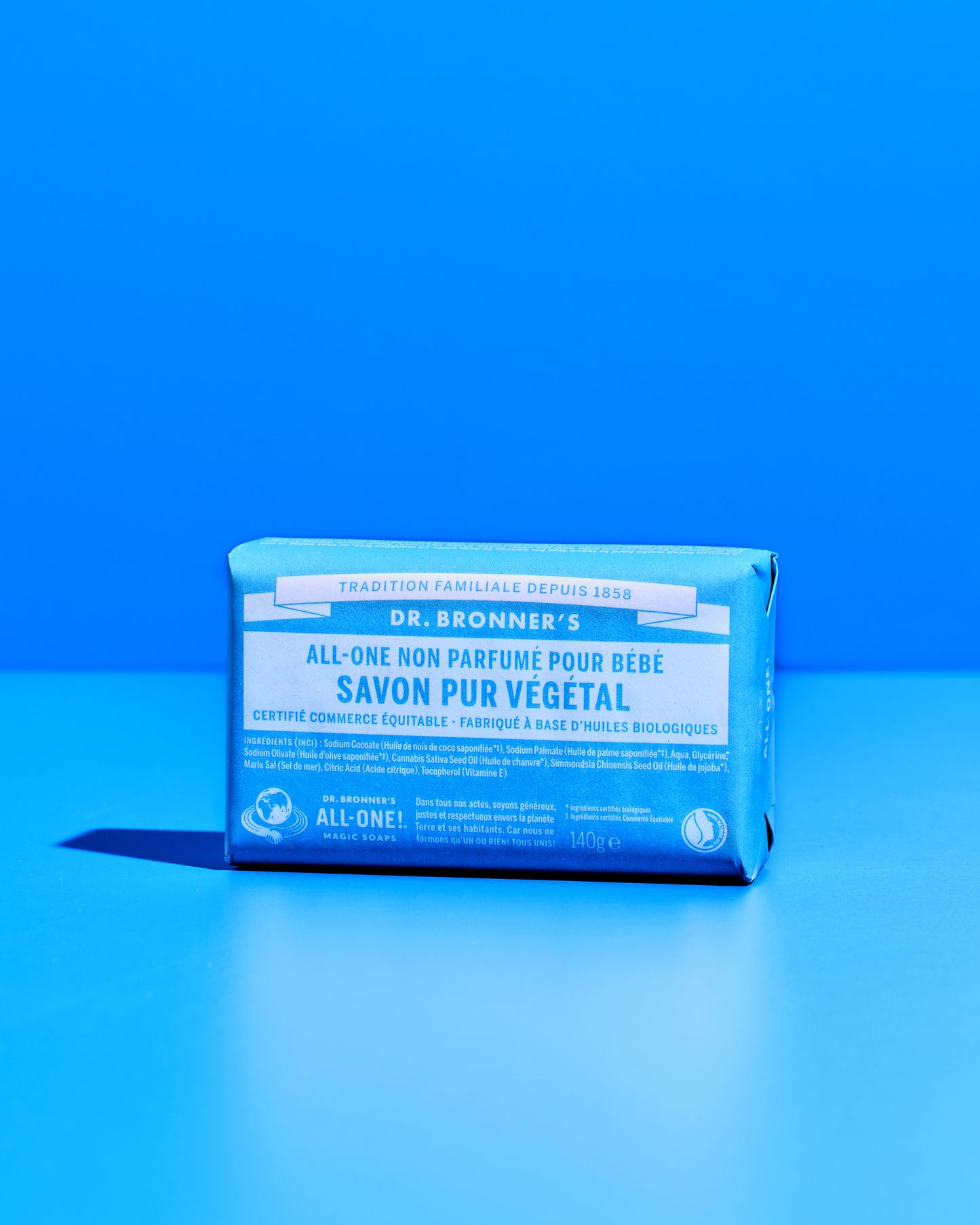 Pain de savon non parfumé Bébé