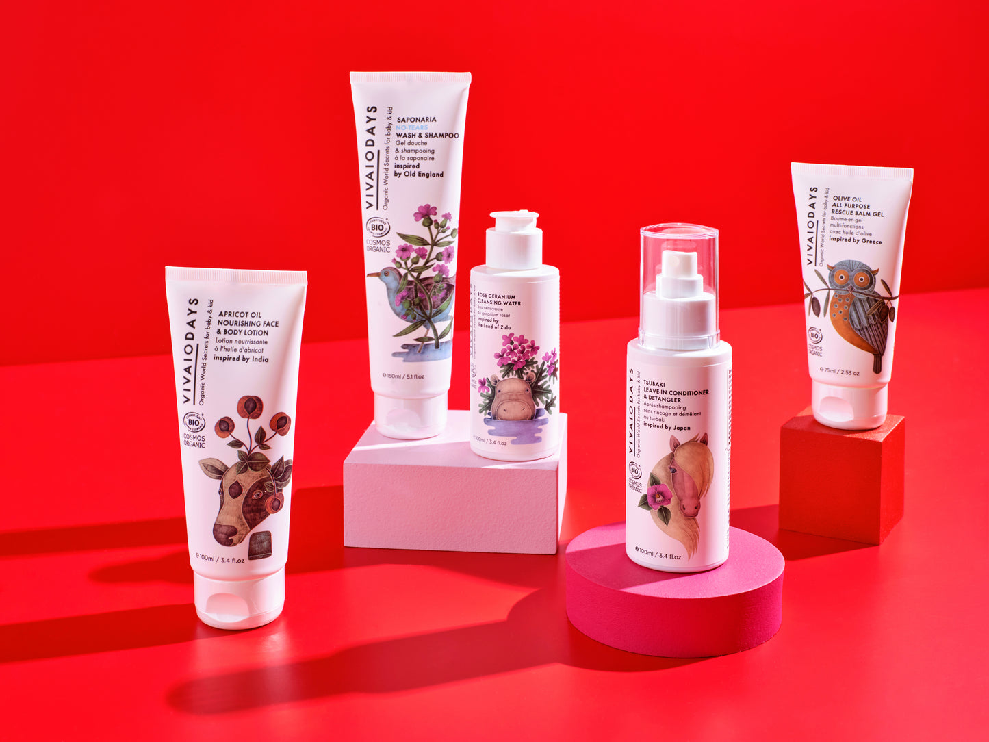 Gel douche et Shampoing anti-larmes Saponaria