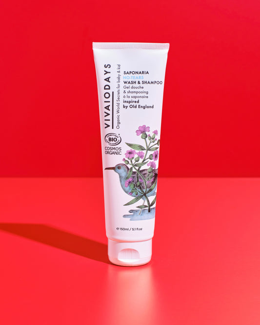 Gel douche et Shampoing anti-larmes Saponaria